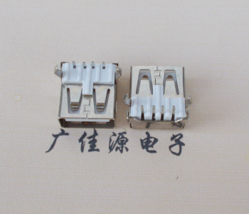 连云港USB AF母座 LCP 耐高温250度280度 环保白胶芯