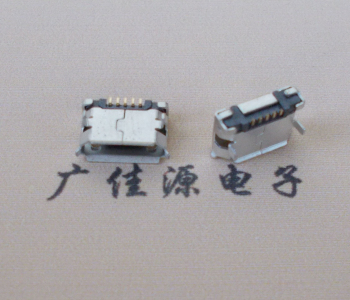 连云港Micro USB卷口 B型(无柱）插板脚间距6.4普通端子