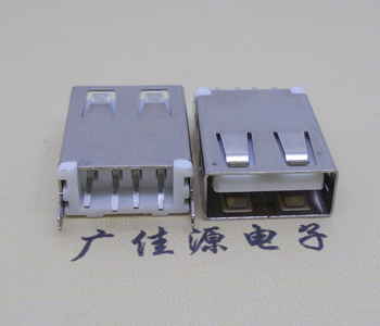 连云港USB AF立式 直插 加长款17.5MM 大电流3A插座