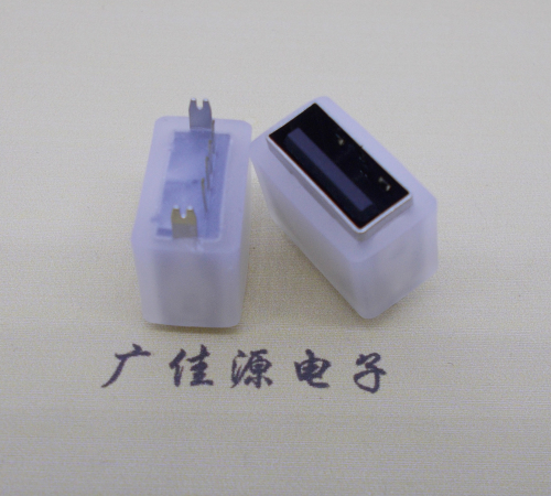 连云港USB连接器接口 10.5MM防水立插母座 鱼叉脚