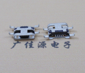 连云港MICRO USB 5PIN接口 沉板1.6MM 四脚插板无导位