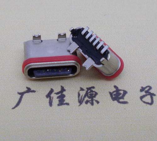 连云港立式贴片防水Type-C6P母座连接器