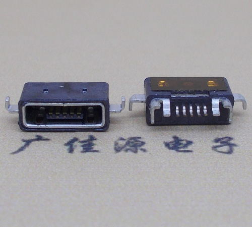 连云港MICRO USB防水AB型口母头3D图纸封装