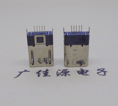 连云港micro-迈克 插座 固定两脚鱼叉夹板1.0公头连接器