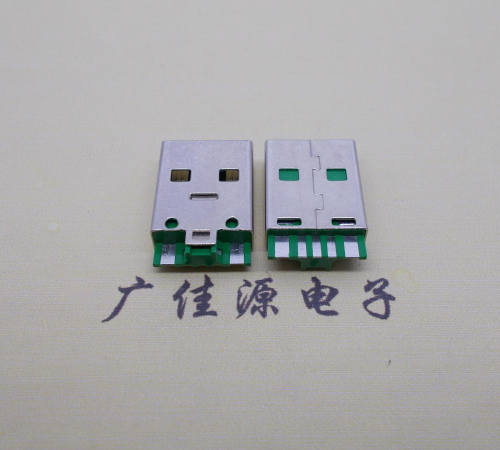 连云港usb5a公头.5p焊线带ic.大电流oppo闪充