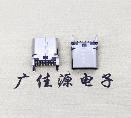 连云港USB 3.1TYPE-C16Pin立贴母头座子引脚接线正负级详解