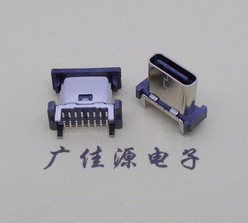 连云港TYPE-C16Pin立贴8.8mm连接器.四脚直插设计结构接线图